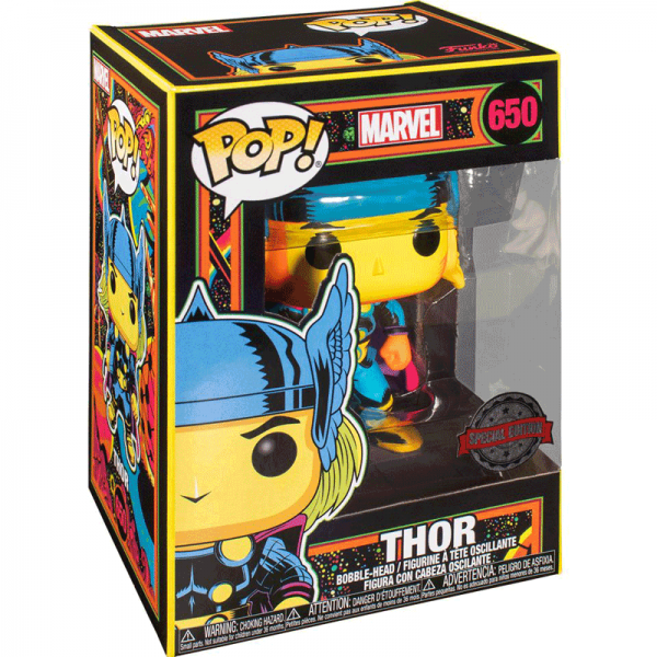 FUNKO POP! - MARVEL - Black Light Thor #650 Special Edition